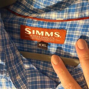 Simms mens fishing shirt
